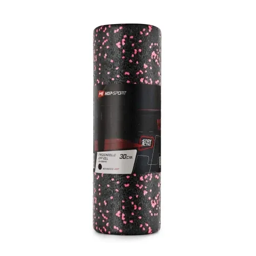 Ролер для кросфіту та йоги 30*10 см Hop-Sport P030 чорний із червоним Київ - фото 2