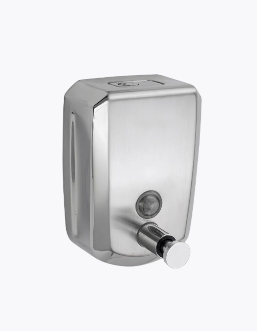 Дозатор для жидкого мыла настенный металлический на 500 мл Zerix LR404 (ZX2716) Черновцы - изображение 3