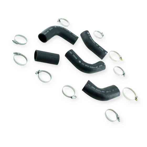 Патрубок ГАЗ (405) (к-кт 5 шт) з хомутами AT радіатора Мукачево