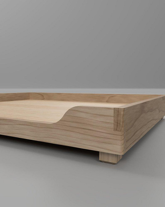 Лежак деревянный для собаки 