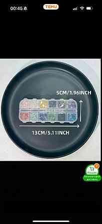 Набор натуральных камешков для рукоделия, декора и украшений, 12 видов Киев