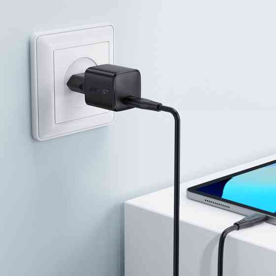 Мережевий зарядний пристрій ACEFAST A118 PD30W mini GaN USB-C fast charger Киев