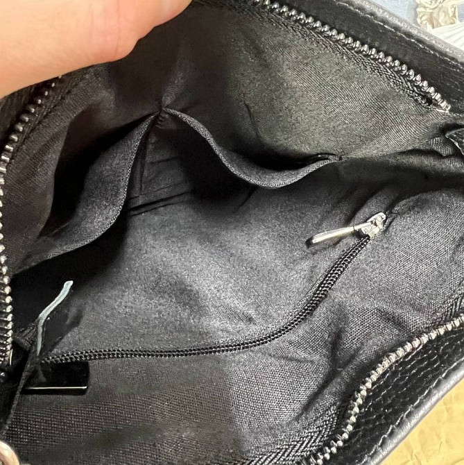 Сумка через плечо мужская молодежная маленькая барсетка, чернаяMasterSem Киев - изображение 3