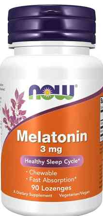 Мелатонин улучшение сна Now Foods Melatonin 3 мг 90 лед Киев