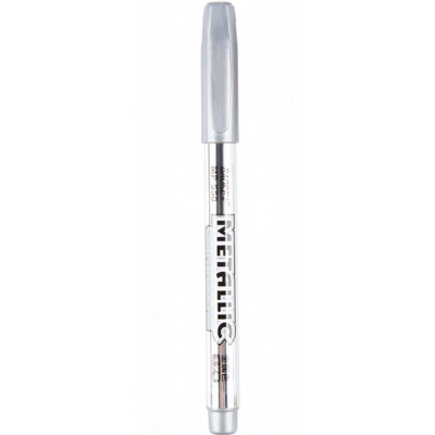 Маркер Baoke 1,5 мм срібний Металік (MARK-PER-BAO-MP550S) Вінниця - фото 1