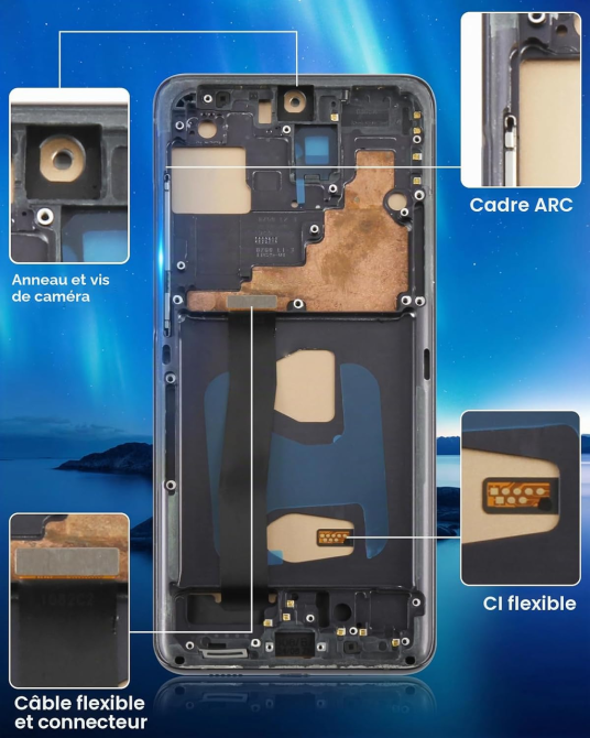 Дисплей ARSSLY Incell для Samsung Galaxy S20 Ultra 5G SM-G988, LCD модуль с сенсором и рамкой, черный Киев - изображение 8