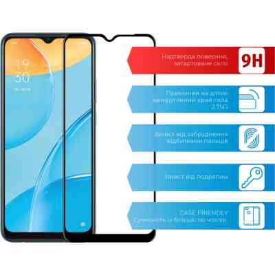 Скло захисне ACCLAB Full Glue Oppo A15 (1283126510991) Вінниця