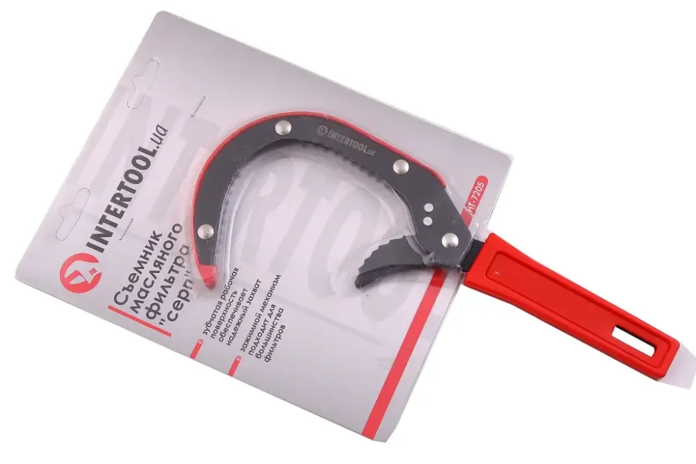 Съемник масляного фильтра серп Intertool 70-108 мм Винница - изображение 2