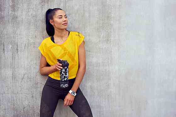 Шейкер спортивный для воды и спортивного питания цвет черный камуфляж SmartShake Revive 750ml Camo Black Киев