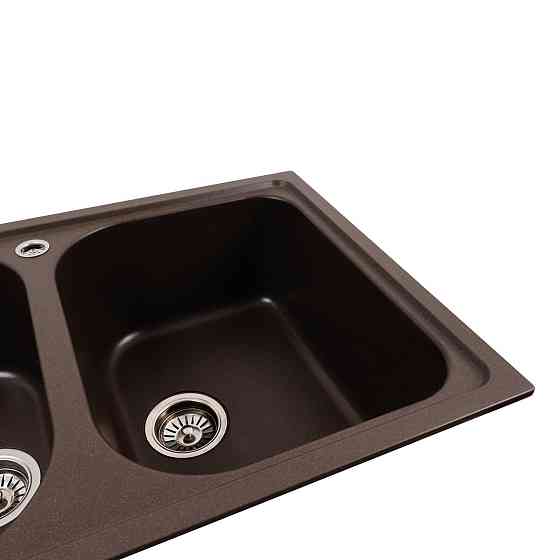 PLATINUM Гранітна мийка для кухні Platinum 7950 Equatoria матовий Темна скеля Київ