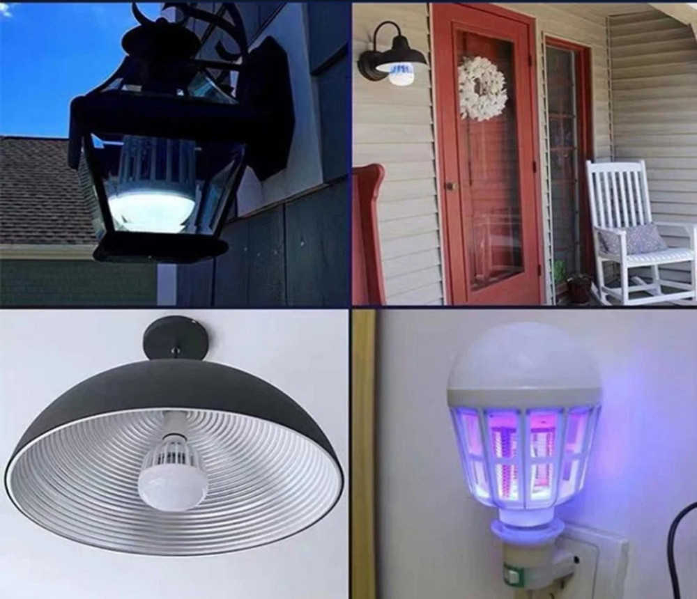 Светодиодная лампа от комаров 2 в 1 от сети Е27 6500 К Киев - изображение 6