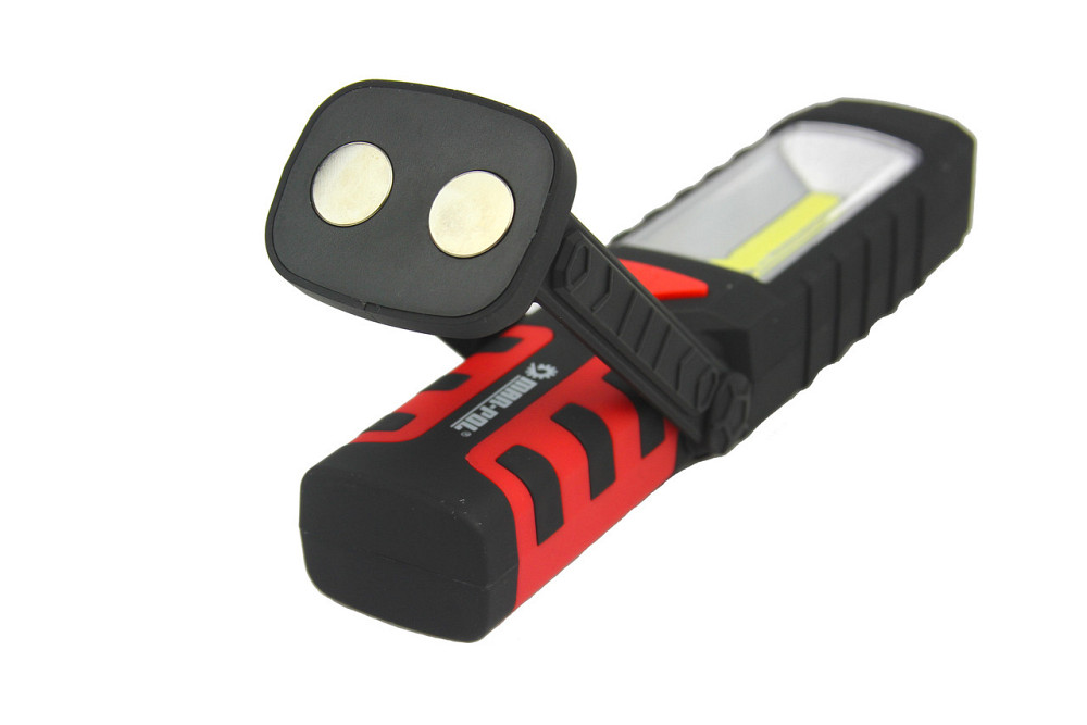 Ліхтарик багатофункційний LED 240 lm з опцією PowerBank червоно-чорний Київ - фото 4