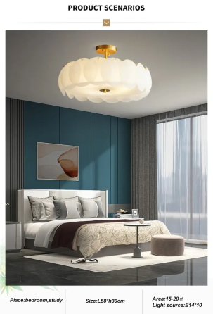 Світлодіодна люстра Лілея 5012 (Золота) Вінниця