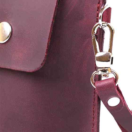 Винтажная женская тревел-косметичка Shvigel 16429 Бордовый Киев