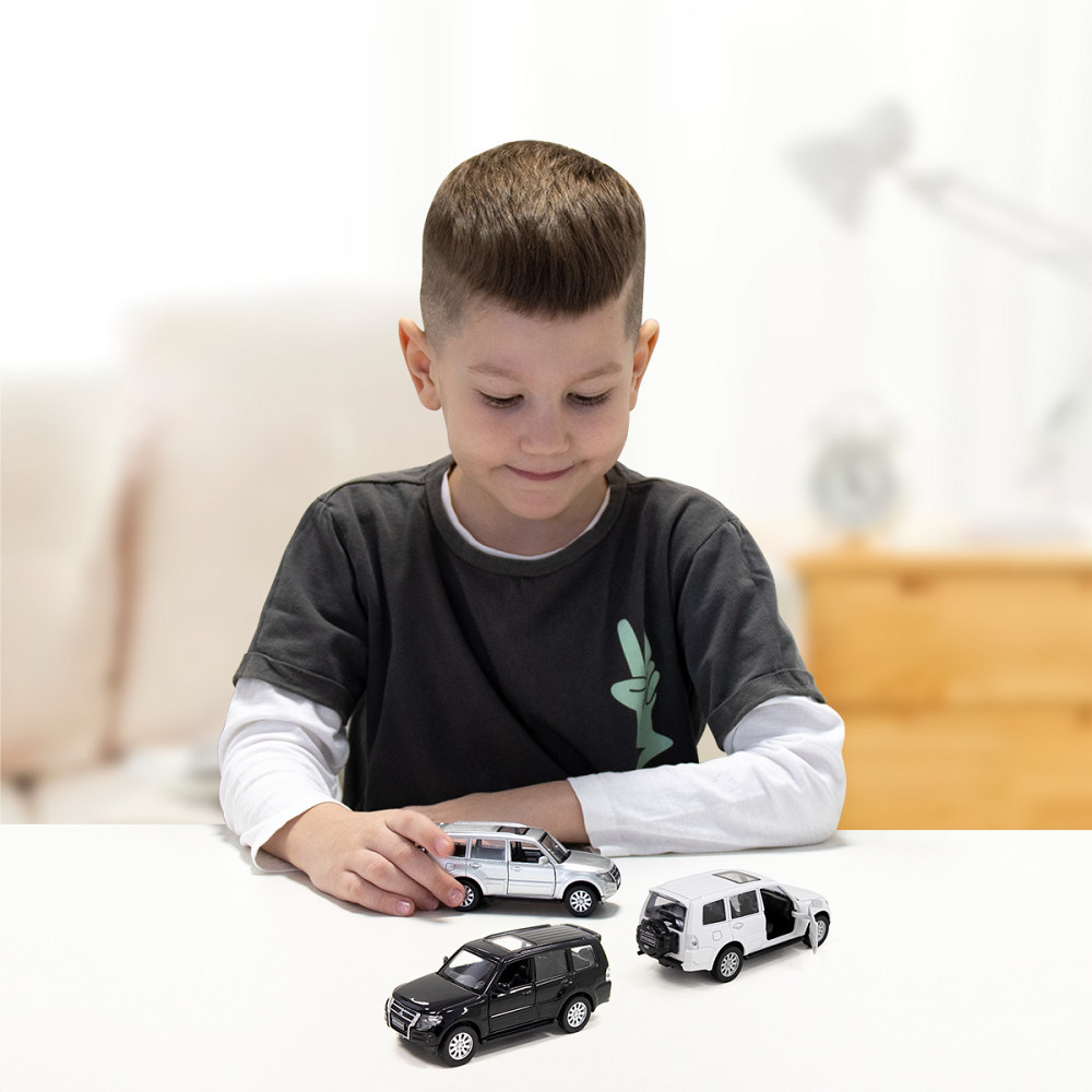 Автомодель - MITSUBISHI PAJERO 4WD TURBO (сріблястий) Дніпро - фото 2