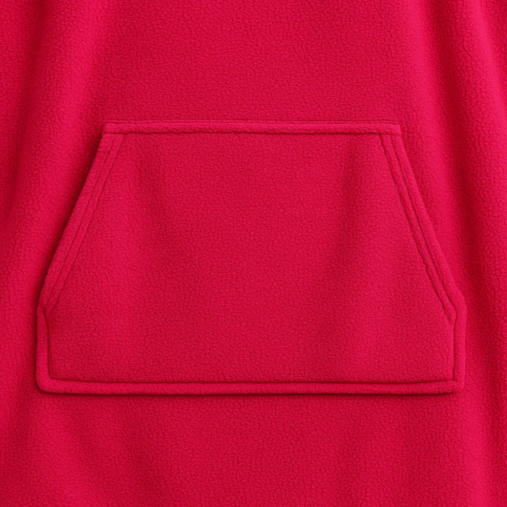 Плед толстовка с капюшоном (100х80см) HUGGLE HOODIE, Малиновый / Плед-худи / Оверсайз толстовка плед с капюшоном Киев - изображение 8