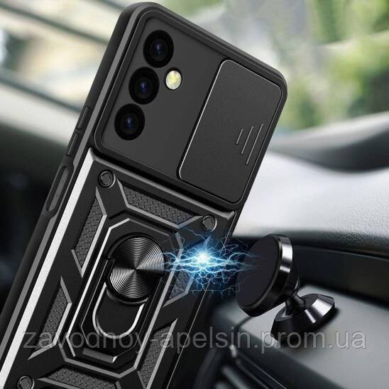 Samsung A55 A556 Чохол протиударний Шторка (чорний) Одеса - фото 2