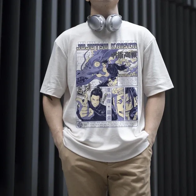 Футболка для підлітка хлопчика з принтом Магическая Битва Сугуро Гето 4 WE Розмір 160 Anime10715 Дніпро - фото 3