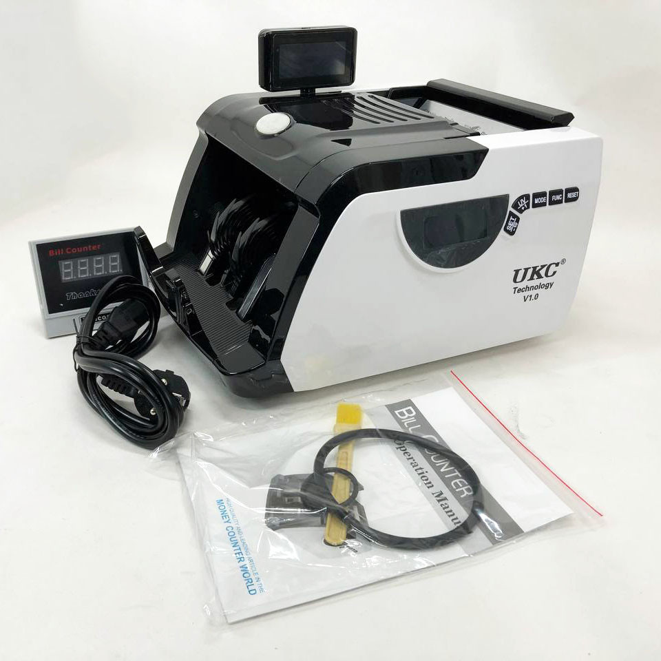 Машина для счета купюр Bill Counter GR-6200, Автоматический счетчик банкнот с QA-289 внешним дисплеем Киев - изображение 10
