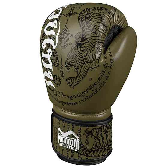 Боксерські рукавиці Phantom Muay Thai Army 14 унцій (Бінті 4м. у подарунок) Кам'янське