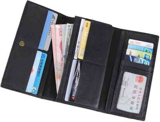 Кошелек Vintage 14446 Черный Киев