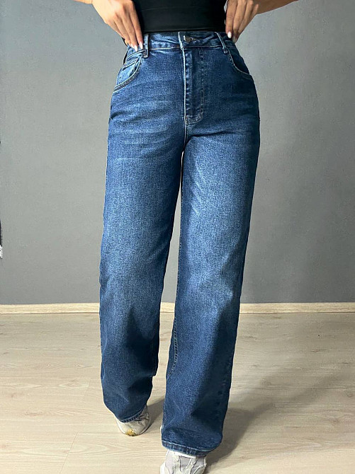 Джинси жіночі Its Basic 3421-2 straight fit прямі стрейчеві сині , синій, 42, 42, 90 см, 119 см Київ - фото 13