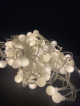 Гірлянда кульки 120 LED 15м (тепле світло) 220W ( Б клас) Луцк - изображение 1