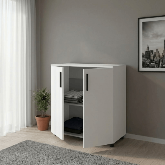 Комод Doros Торн Білий 2 ДСП 90х51.6х80 (DRS-012087) Дніпро