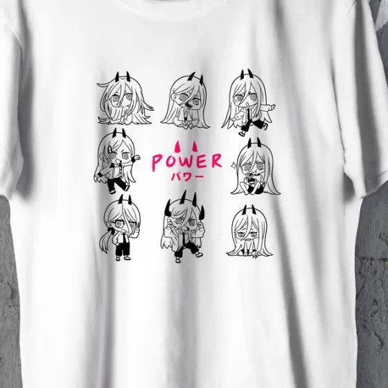 Футболка для подростка мальчика с принтом Человек Бензопила Power Kid WE Размер 160 Anime10494 Днепр