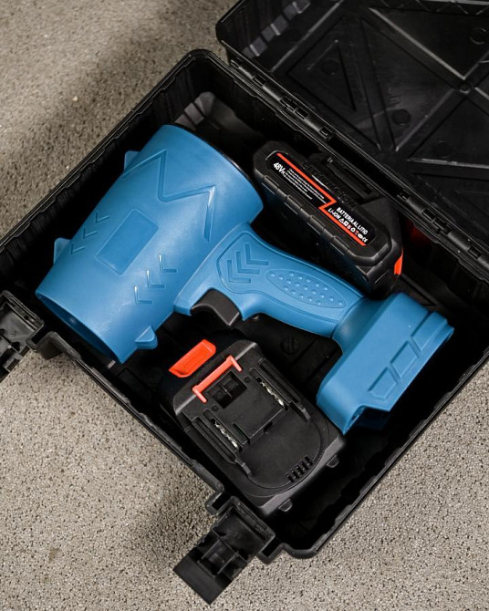 Аккумуляторная воздуходувка ветродуйка в кейсе, 2 АКБ 48V ТР6535 Одесса - изображение 4