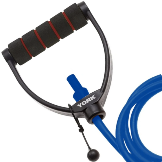Еспандер трубчастий з ручками York Heavy, синій Киев