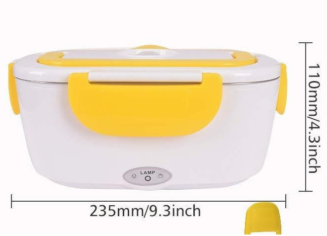 Ланч Бокс на Два Відсіка з Підігрівом Їжи від мережі 220 л Lunch box Термос Харчовий Дніпро - фото 7