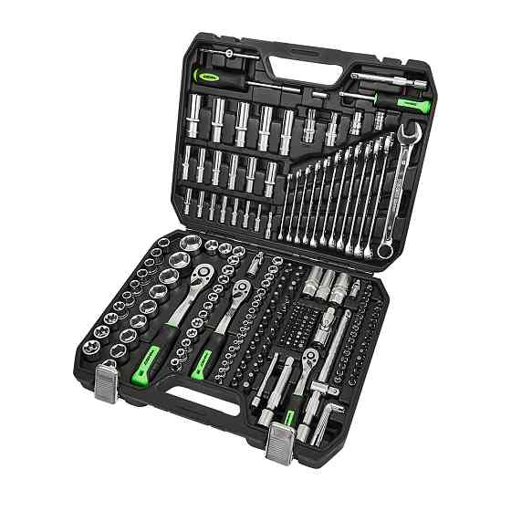 Професійний набір інструментів в кейсі Winso Pro 1/2", 1/4", 3/8" 72T, CR-V, 219од. Львів