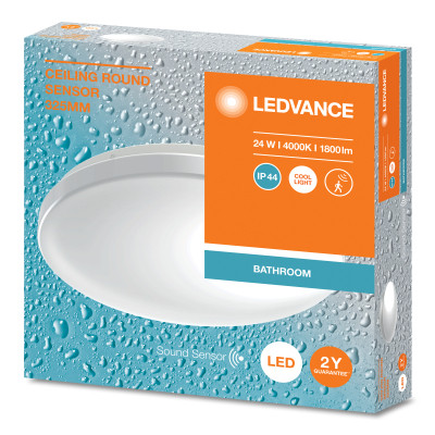 Світильник LEDVANCE CEILING ROUND 325 SEN 24W 840 IP44 (4099854106095) Вінниця - фото 3