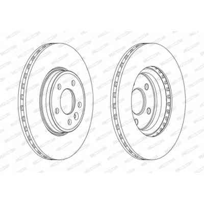 Тормозной диск FERODO DDF1663C Винница