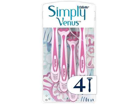 Бритва одноразова 4шт Simply 3 ТМ VENUS Київ