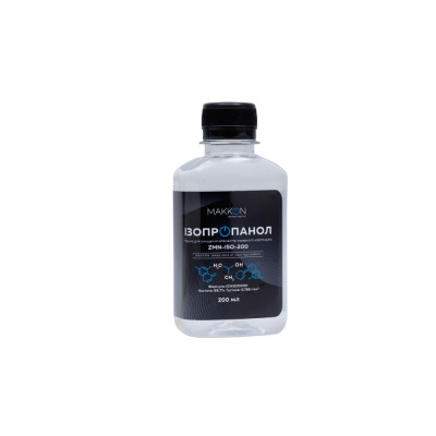 Рідина для очистки Makkon ISOPROPANOL 99.7, 200ml (ZMN-ISO-200) Вінниця - фото 1