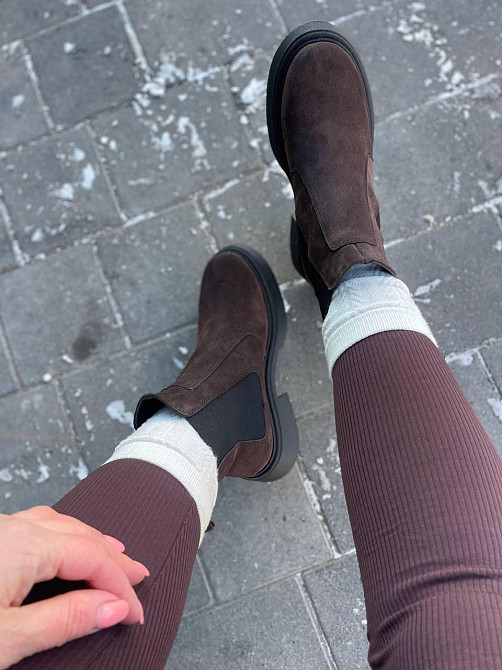 Edan Instruments Черевики жіночі EDAN шоколадні замша натуральна зима 36-41 (5692) Коломыя - изображение 2