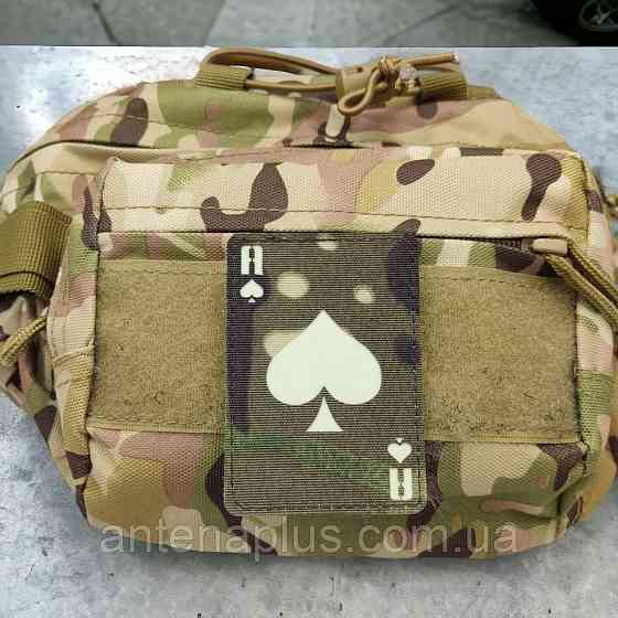 Гральна карта Laser Cut мультикам шеврон / патч Київ