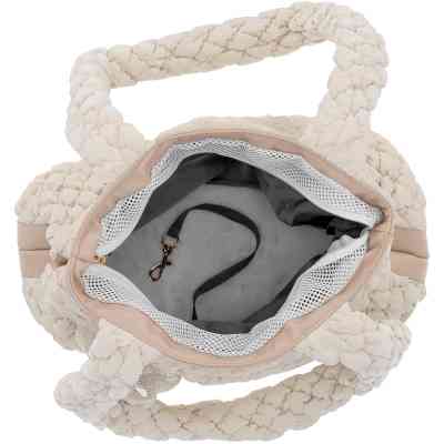 Переноска для животных MISOKO&CO 40x18x38 см светло-коричневая (YIWUMSK70171) Винница