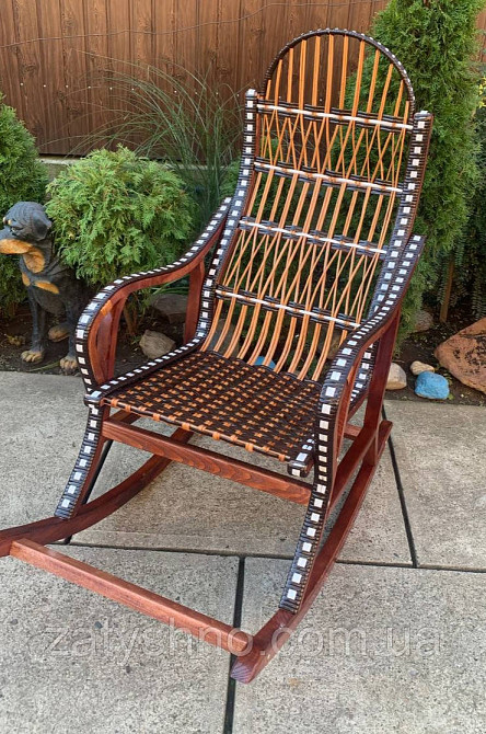 Кресло-качалка для отдыха, плетеное Киев - изображение 3