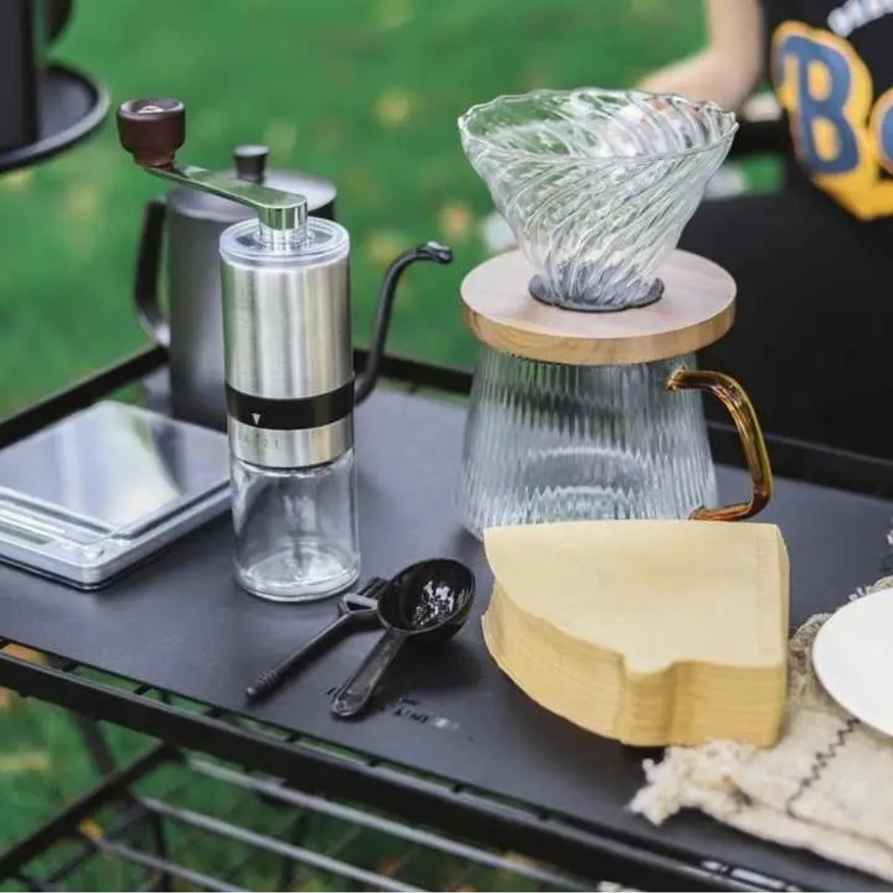 Набір для заварювання кави з 9 предметів. Кавовий подарунковий комплект, подарунковий, дорожній з кейсом Кам'янець-Подільський - фото 4