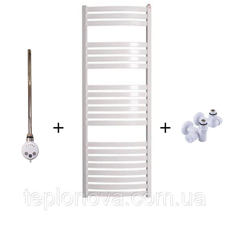 Комбинированный Полотенцесушитель Белый Плоский 1460х500 Terma Dorota Черновцы - изображение 2