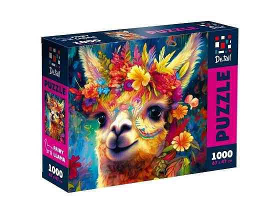 Пазли De.tail Чарівна лама (укр) DT1000-11 ТМ VLADI TOYS Київ