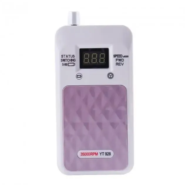 Портативный Фрезер для ногтей Nail Drill YT-928 аккумуляторный с индикатором заряда на 35 000 оборотов Коломия - фото 2