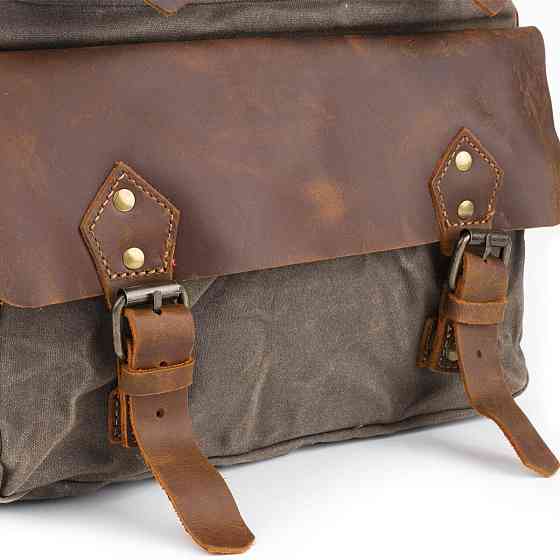 Туристический рюкзак canvas Vintage 20107 Болотный Киев