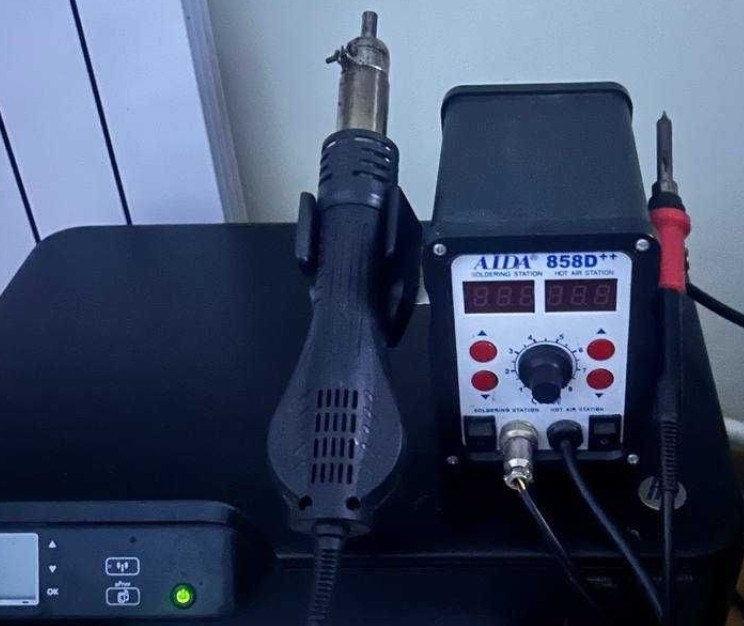 Паяльная станция с феном AIDA 858D++ Харьков - изображение 1