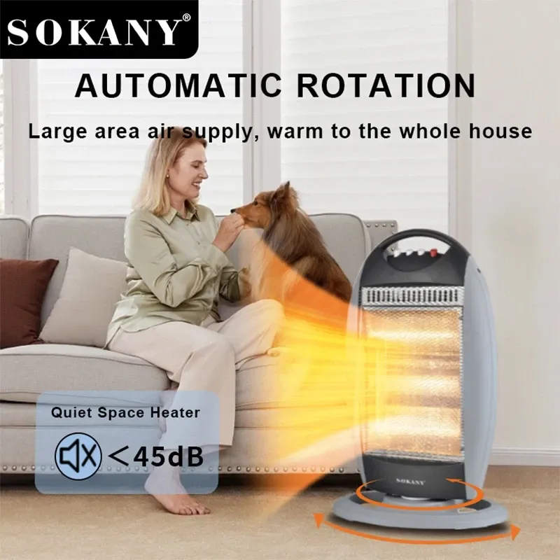 Обігрівач SK-18003 компактний електричний обігрівач з 3 режимами нагріву та тихою роботою Одеса - фото 4