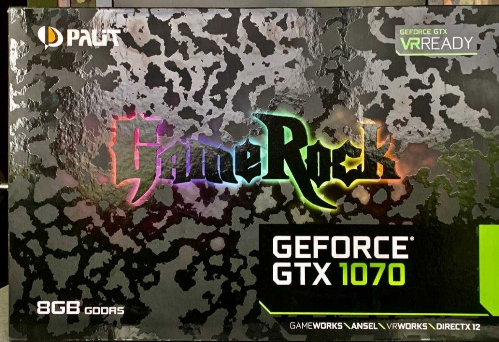 Відеокарта GeForce GTX 1070 8Gb. Palit Game Rock. Київ - фото 8
