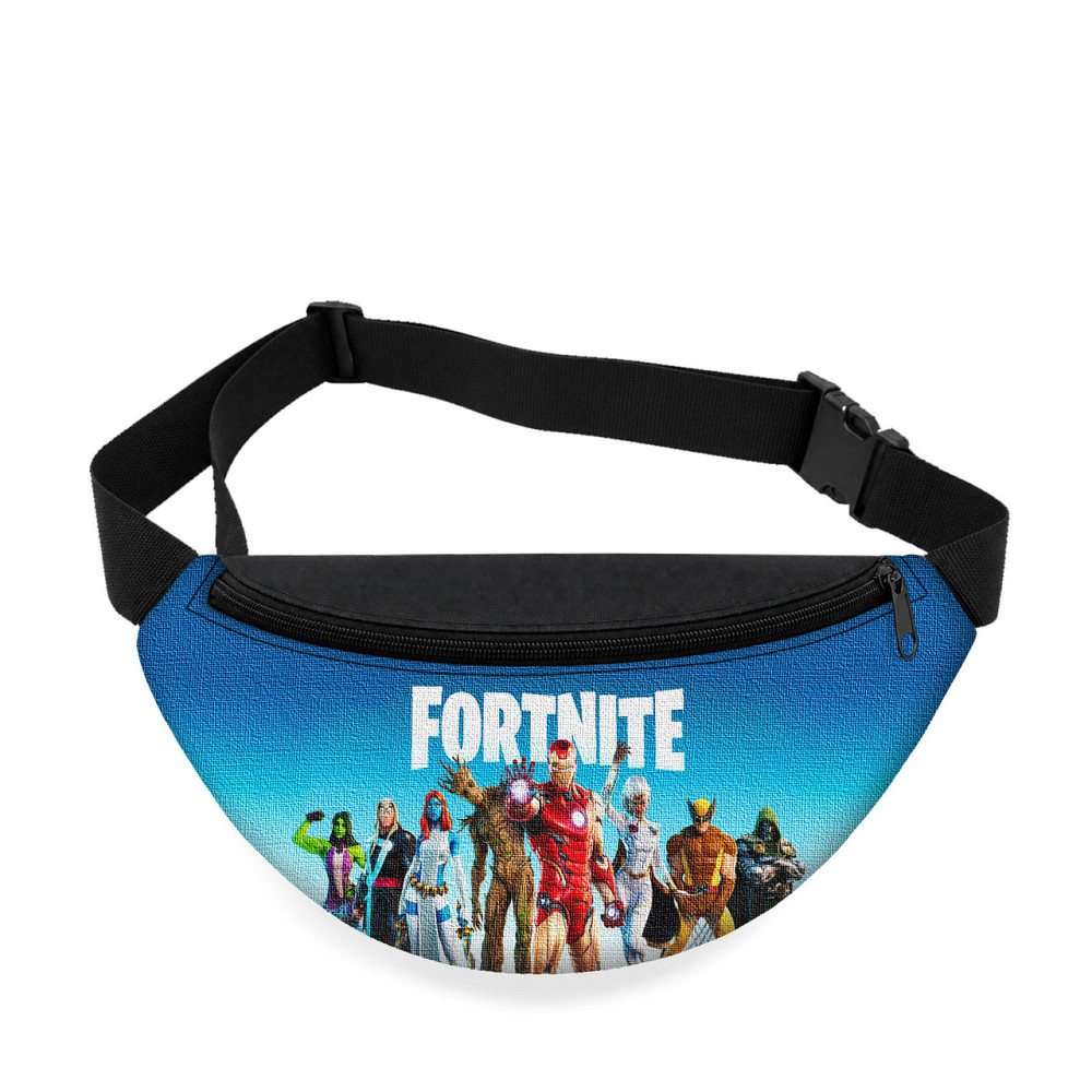 Дитяча сумка-бананка Fortnite 32х15 см на пояс або через плече (5928) Київ - фото 1